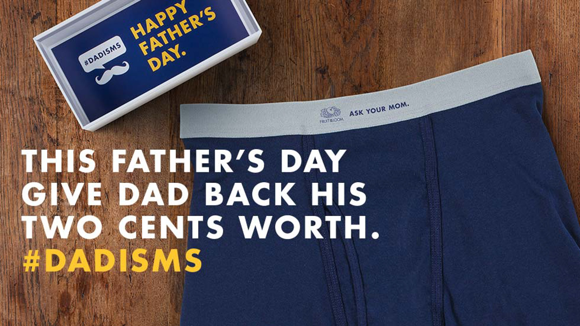 Fathers Day Social Post for Fruit of the Loom | Shot in Boulder, Colorado for Crispin Porter + Bogusky