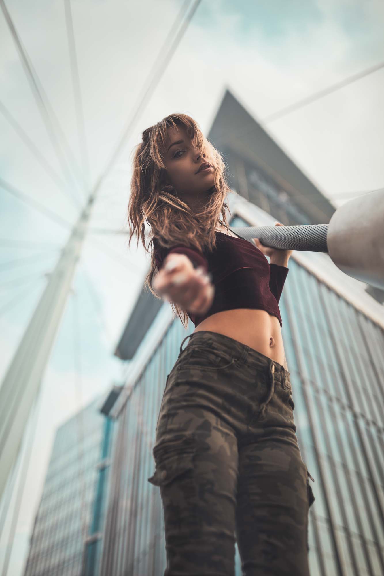 Fashion and Apparel 
Photography of a model on a bridge 