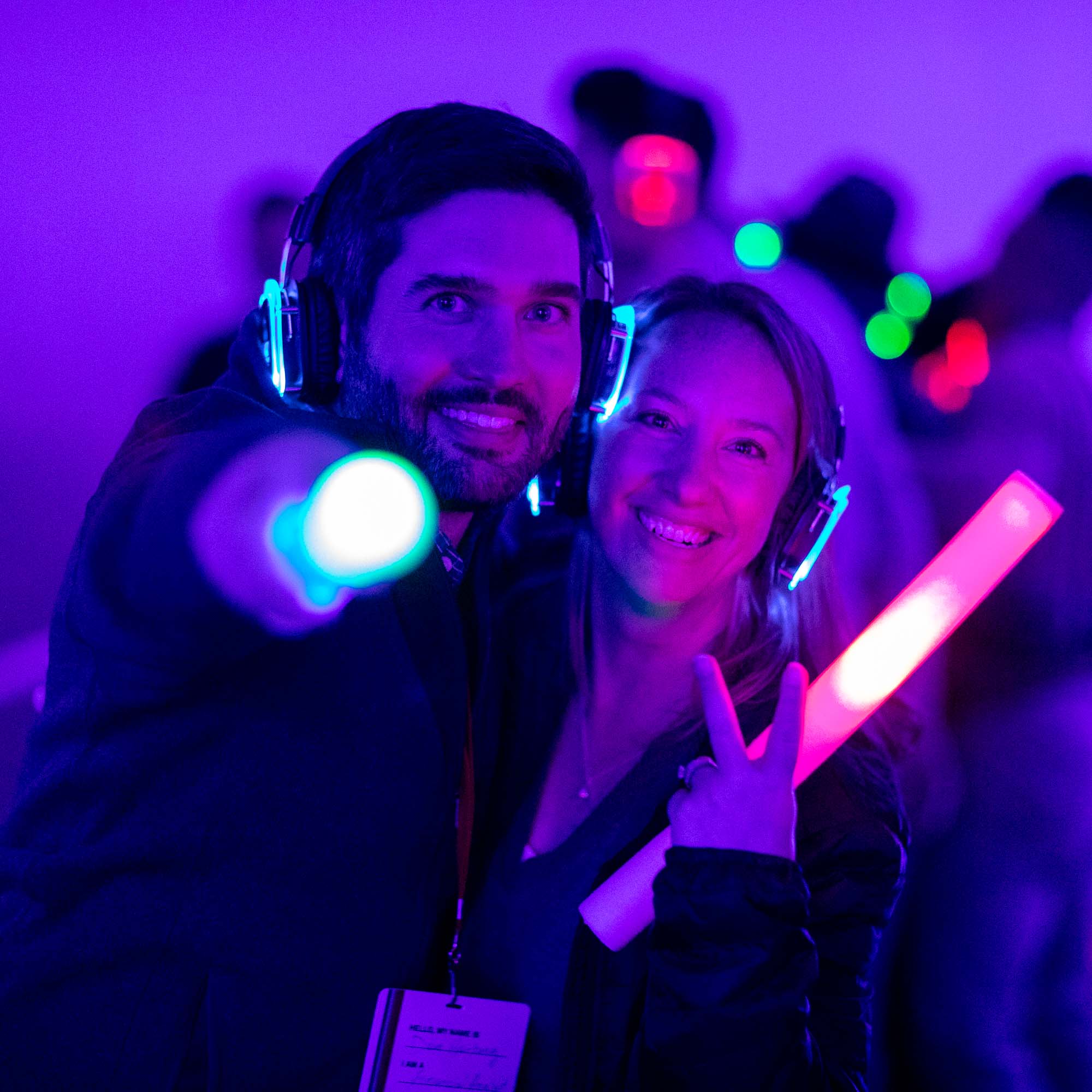 Corporate party silent disco | Event Photographer